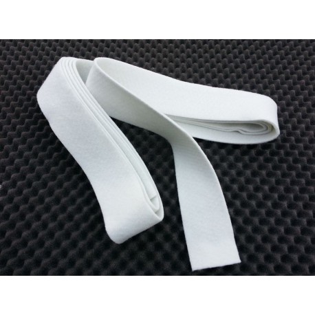 25 meter Wit oplegvilt 600 gram 80 mm breed